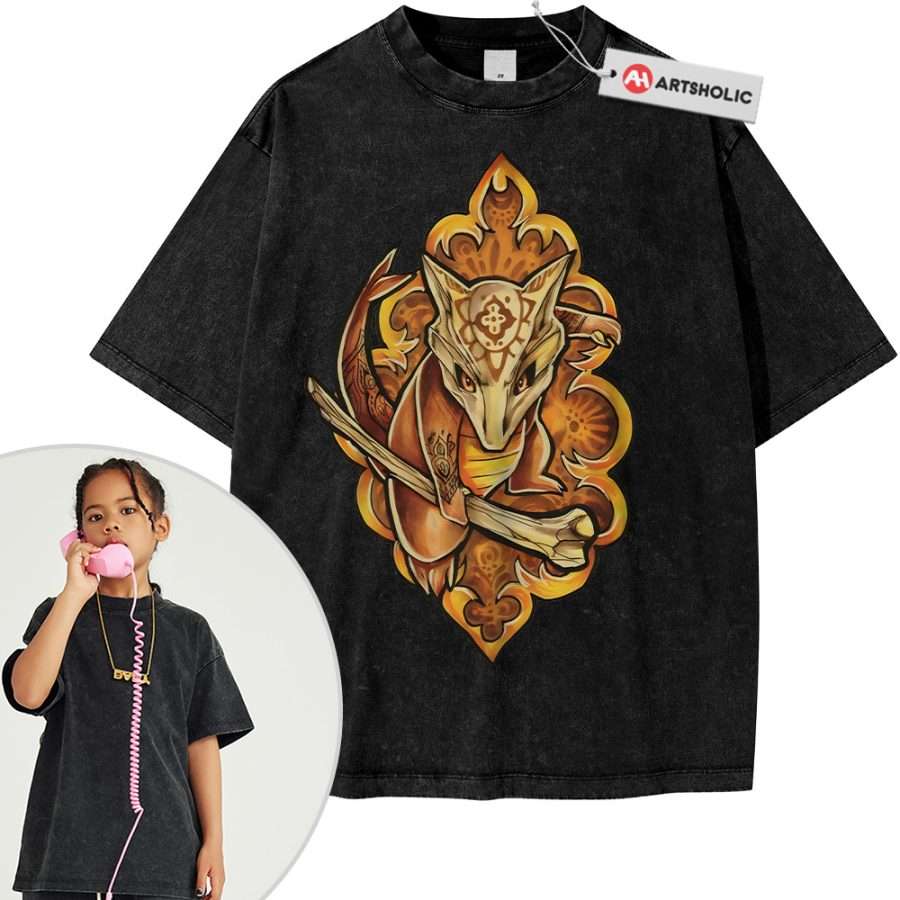 Cubone Shirt For Kids, Pokemon Shirt For Kids, Anime Shirt For Kids, Vintage Tee For Kids - Image 6