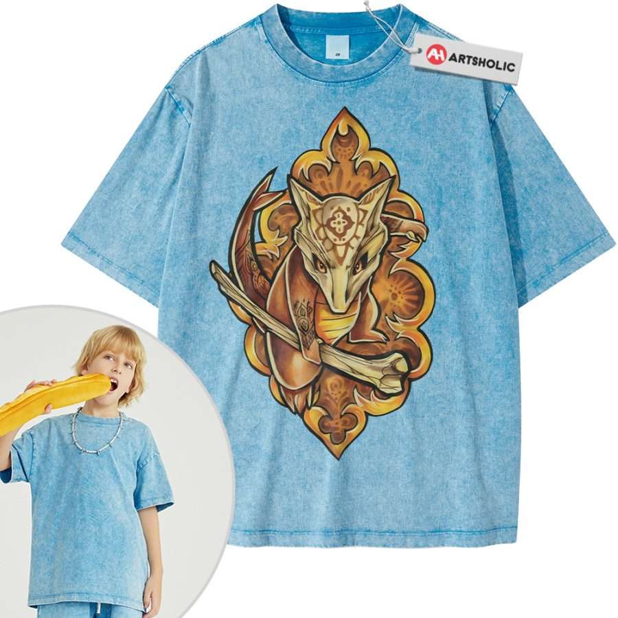 Cubone Shirt For Kids, Pokemon Shirt For Kids, Anime Shirt For Kids, Vintage Tee For Kids - Image 8