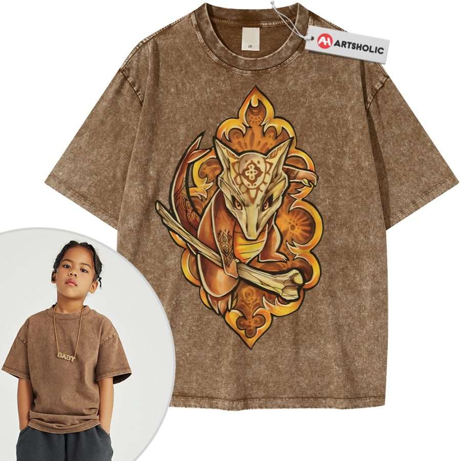 Cubone Shirt For Kids, Pokemon Shirt For Kids, Anime Shirt For Kids, Vintage Tee For Kids - Image 9