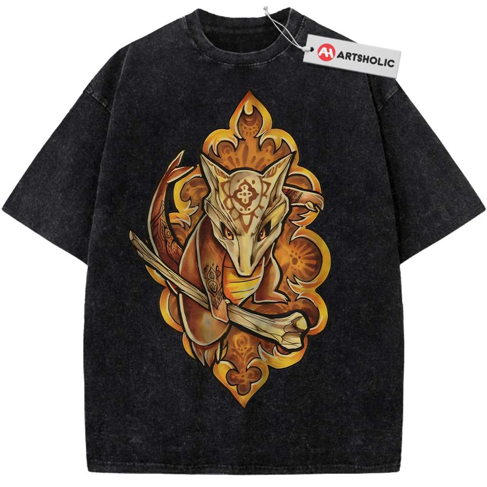 Alternative view of Cubone Shirt, Pokemon shirt, Anime Shirt, Vintage Tee