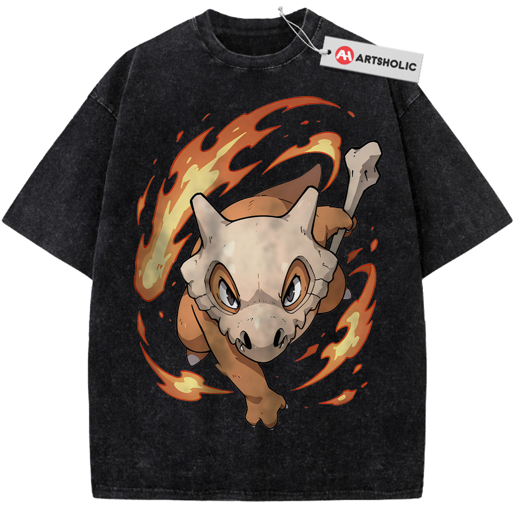 Alternative view of Cubone Shirt, Pokemon Shirt, PKM Shirt, Anime Shirt, Vintage T-Shirt