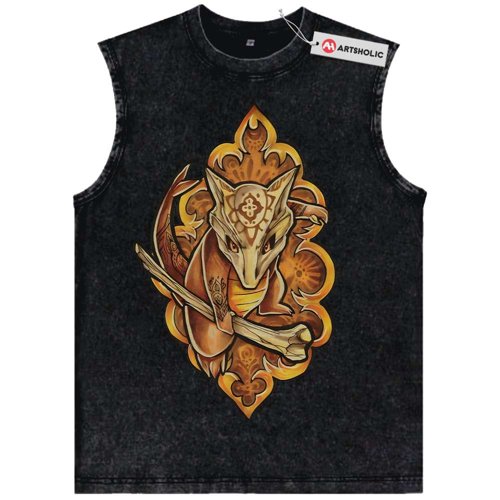 Cubone Tank Top, Pokemon Tank Top,Anime Tank Top, Vintage Tank Top