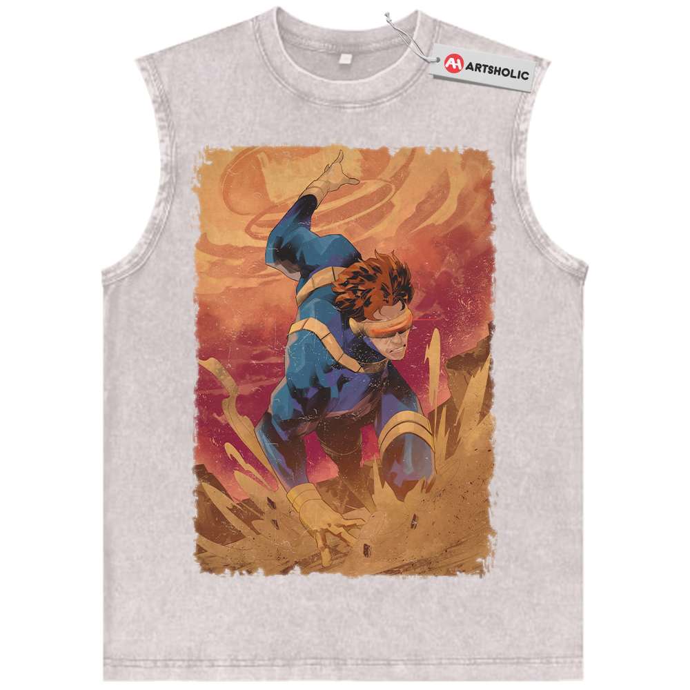 Alternative view of Cyclops Tank Top, X-Men Tank Top, Marvel Comics Tank Top, Vintage Tank Top