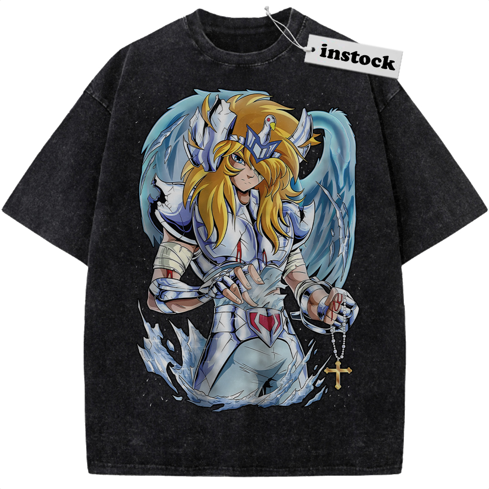 Cygnus Hyoga Shirt, Saint Seiya Shirt, Anime Shirt, Vintage Tee