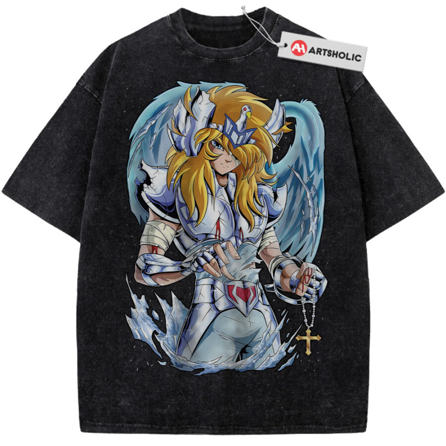 Alternative view of Cygnus Hyoga Shirt, Saint Seiya Shirt, Anime Shirt, Vintage Tee
