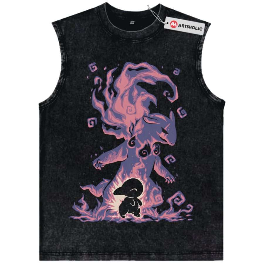 Alternative view of Cyndaquil Tank Top, Typhlosion Tank Top, Pokemon Tank Top,  Anime Tank Top, Vintage Tank Top