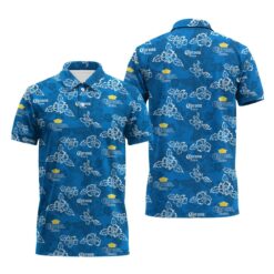 Corona Extra Hibiscus Flower Polo Shirt