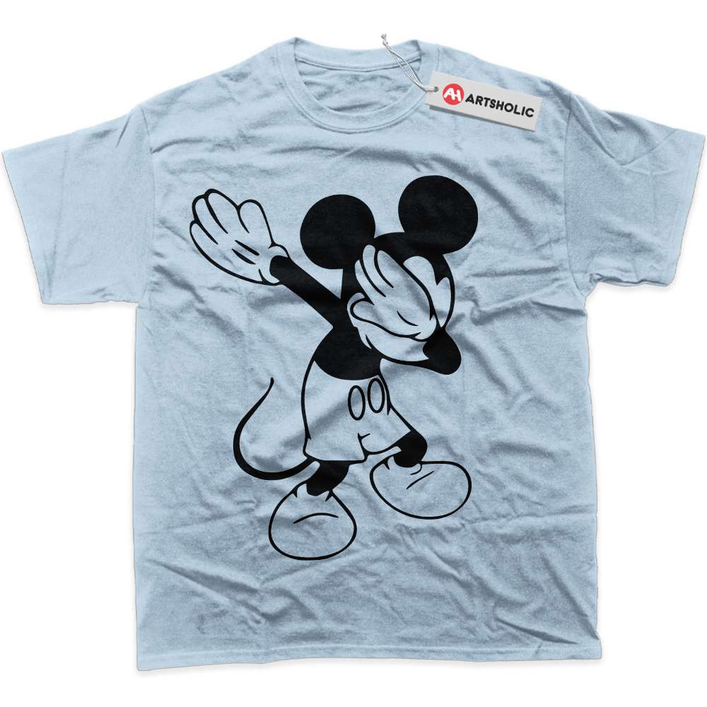 Alternative view of Dab Mickey Mouse Shirt, Cartoon Shirt, Graphic T-Shirt