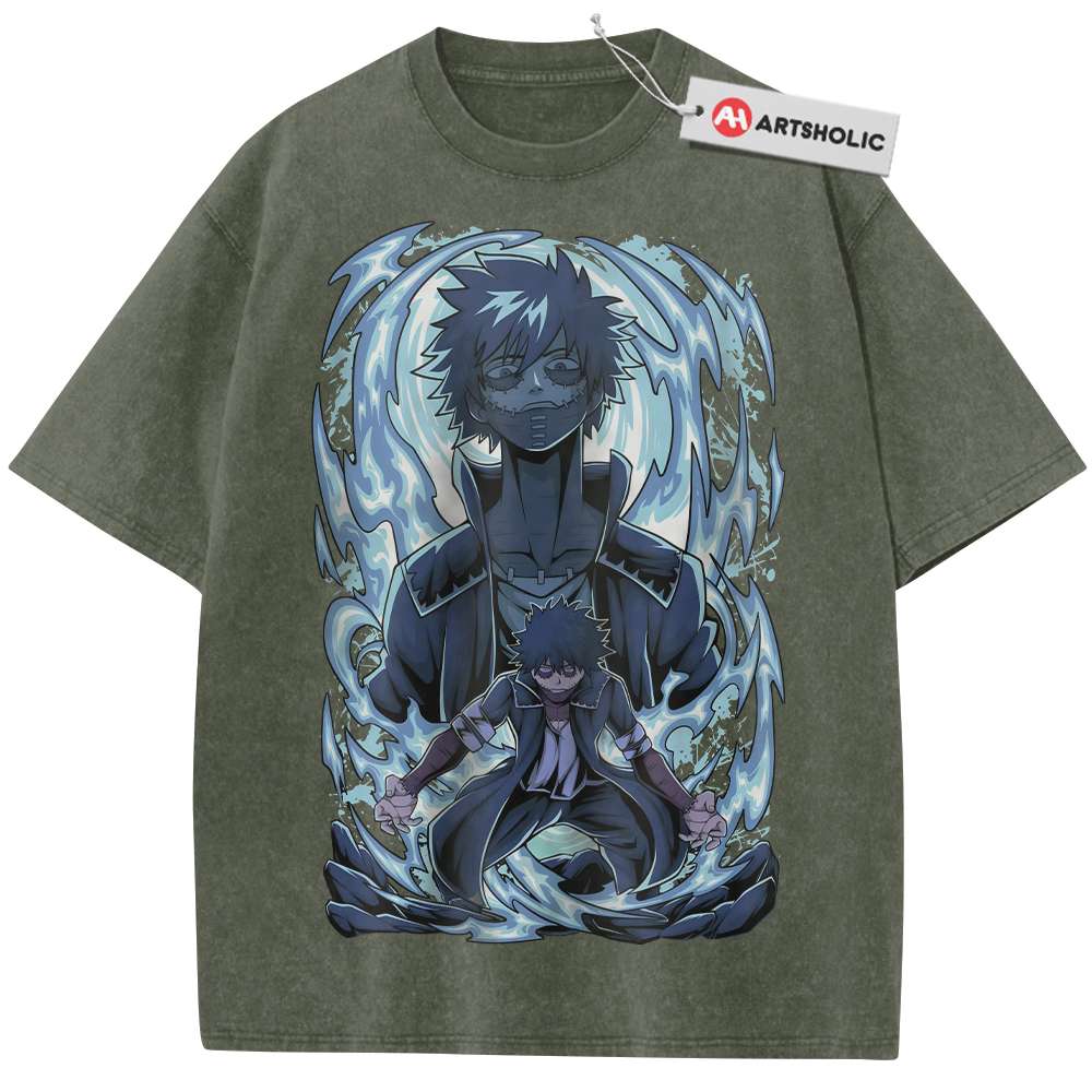Alternative view of Dabi Shirt, MHA Shirt, Anime Shirt, Vintage T-Shirt