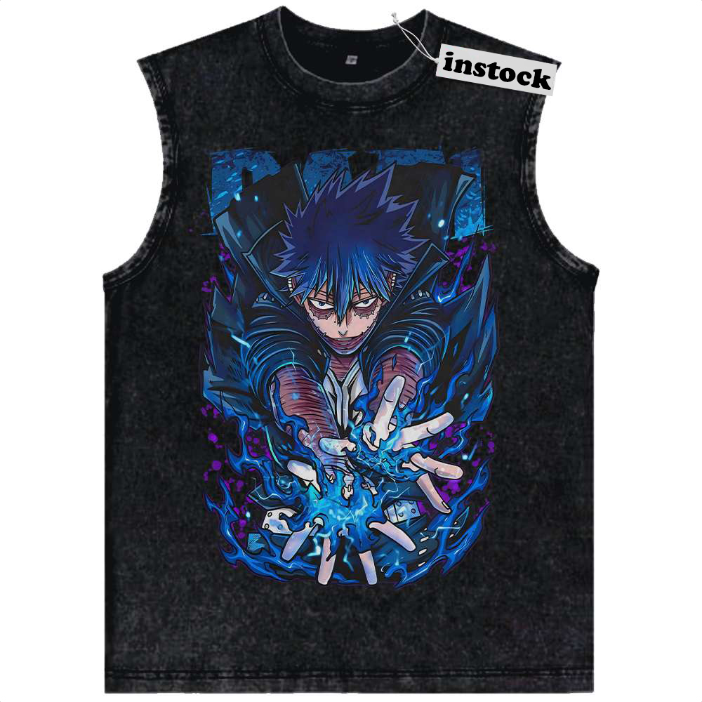 Dabi Tank Top, MHA Tank Top, Anime Tank Top, Vintage Tank Top
