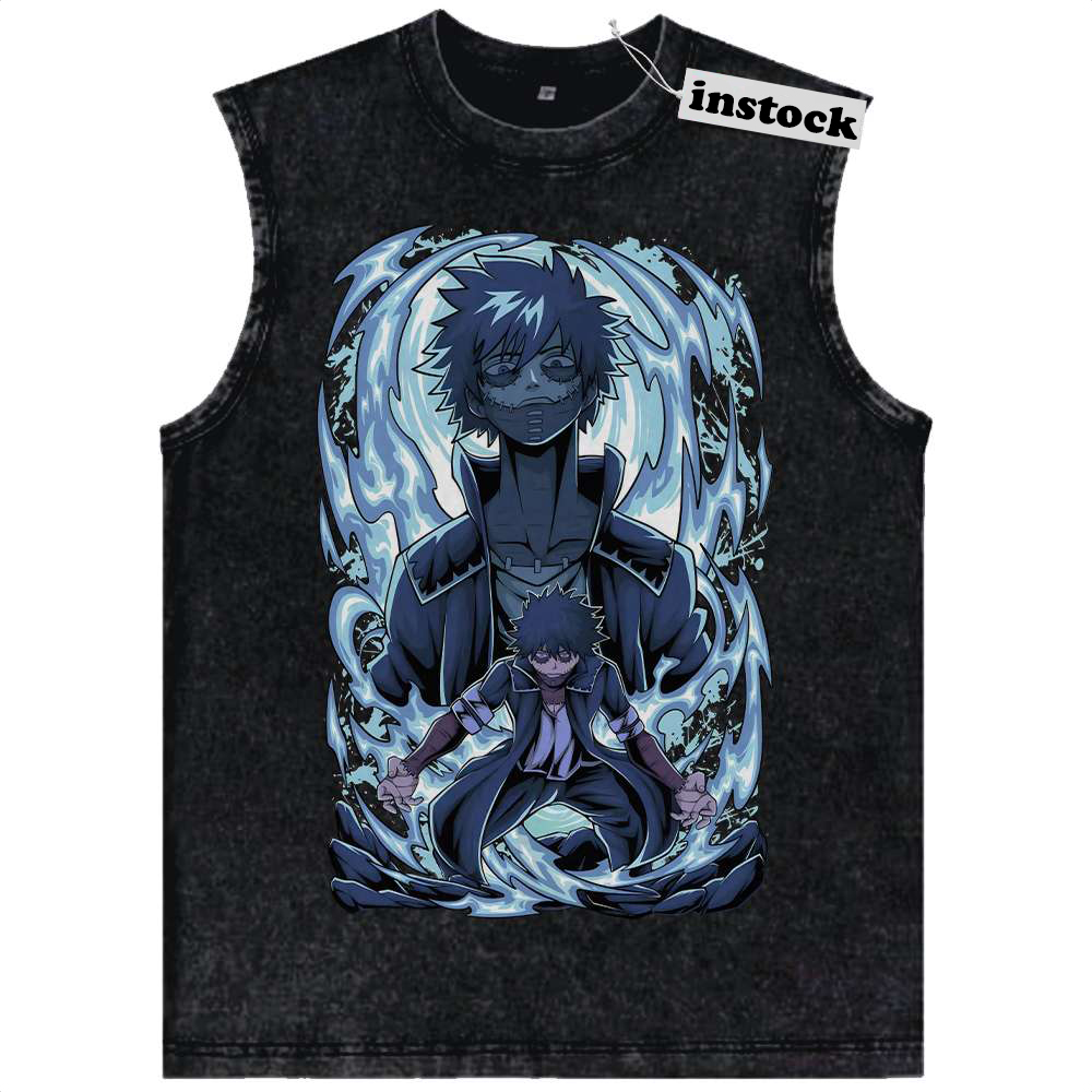 Dabi Tank Top, MHA Tank Top, Anime Tank Top, Vintage Tank Top