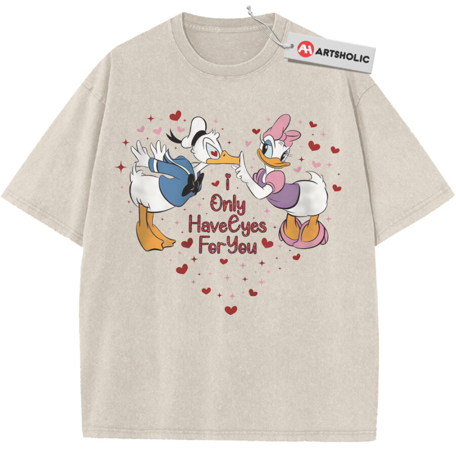 Alternative view of Daisy Duck Shirt, Donald Duck Shirt, Valentine's Day Shirt, Animated Shirt, Vintage T-Shirt