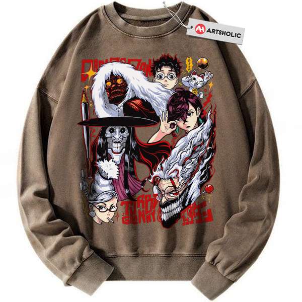 Alternative view of Dandadan Sweatshirt, Anime Sweatshirt, Vintage Sweatshirt