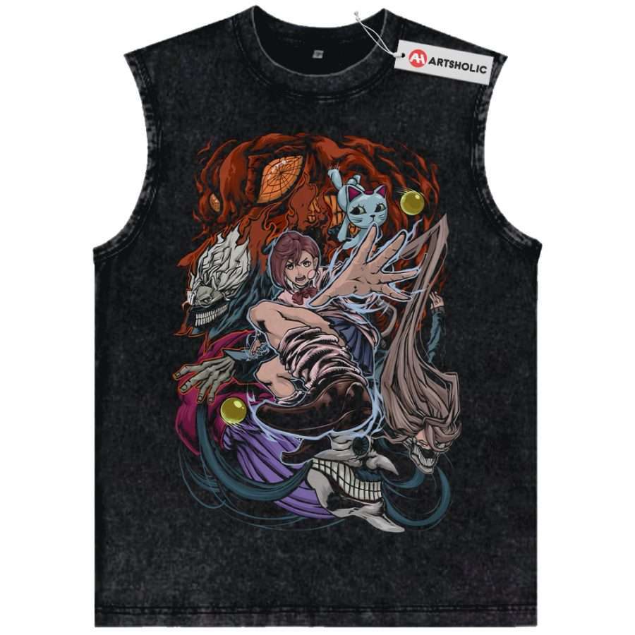 Alternative view of Dandadan Tank Top, Anime Tank Top, Vintage Tank Top