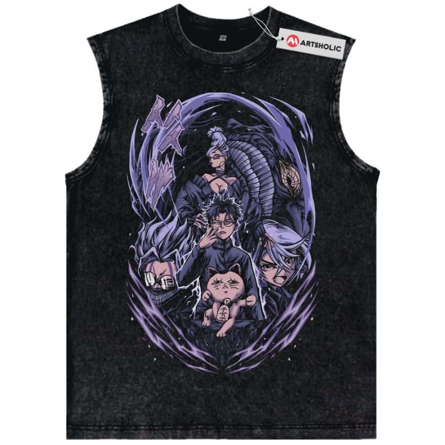 Alternative view of Dandadan Tank Top, Anime Tank Top, Vintage Tank Top