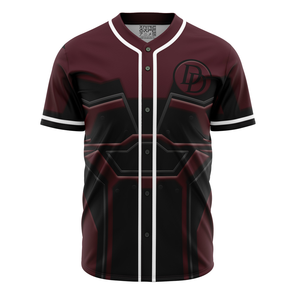 Daredevil Cosplay Marvel Baseball Jersey