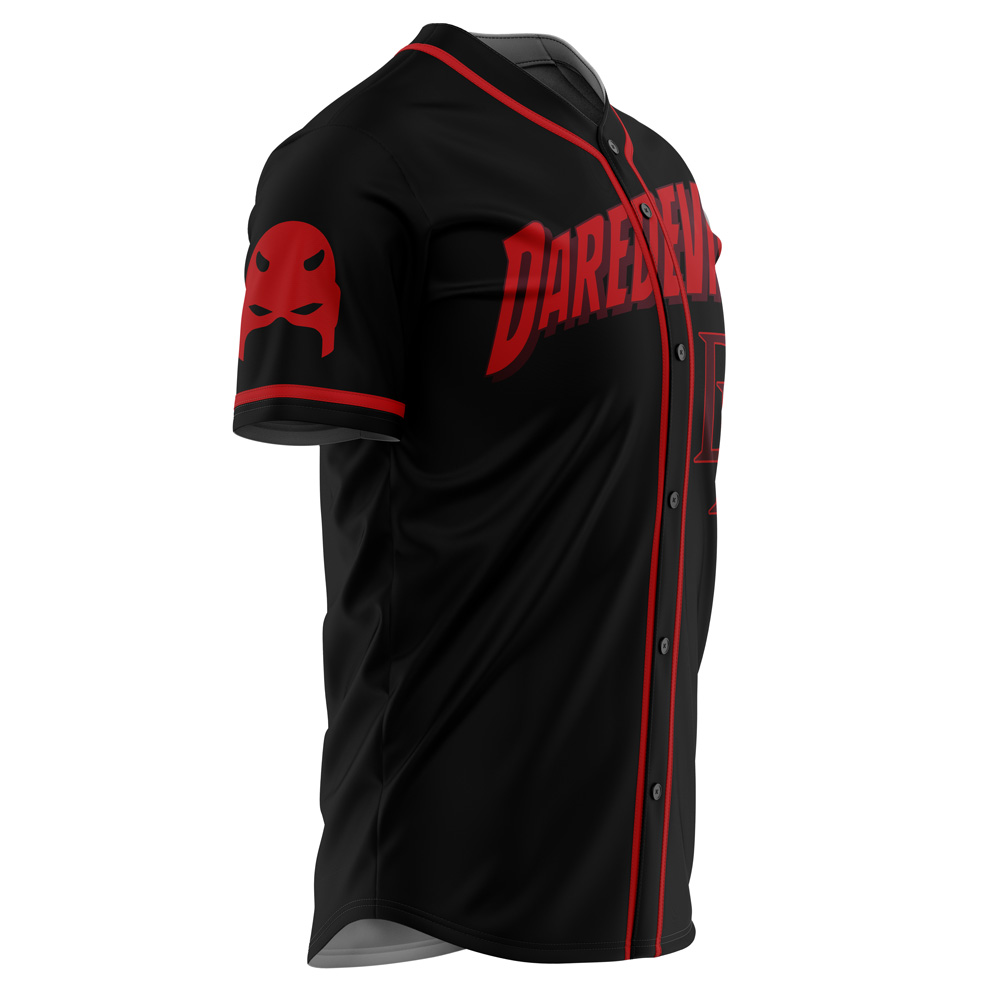 Alternative view of Daredevil Marvel Baseball Jersey