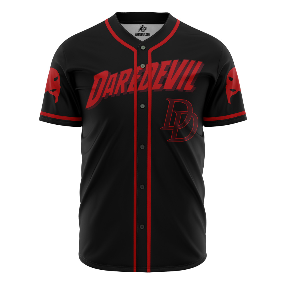 Daredevil Marvel Custom Baseball Jersey - Otaku Hall