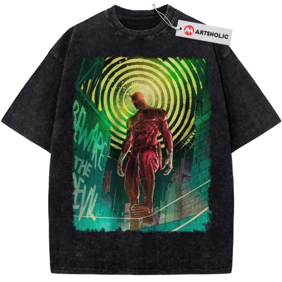Alternative view of Daredevil Shirt, Wolverine Shirt, Marvel Comics Shirt, Vintage Tee