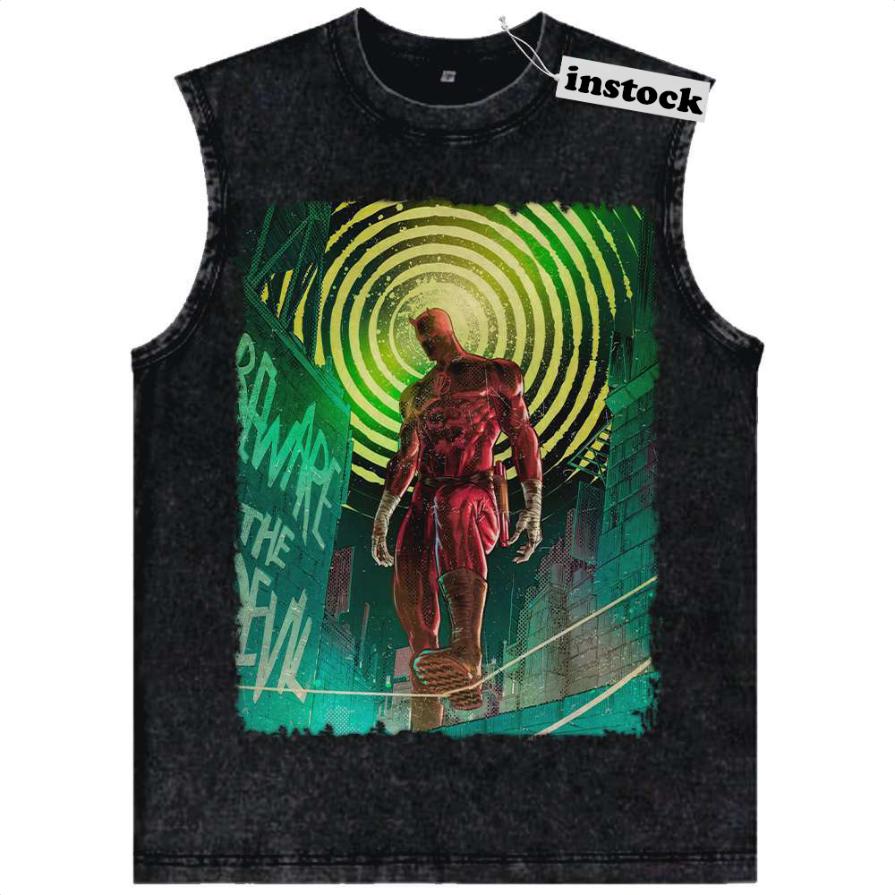 Daredevil Tank Top, Wolverine Tank Top, Marvel Comics Tank Top, Vintage Tank Top