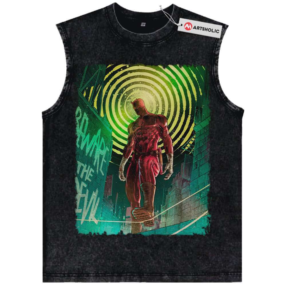 Daredevil Tank Top, Wolverine Tank Top, Marvel Comics Tank Top, Vintage Tank Top