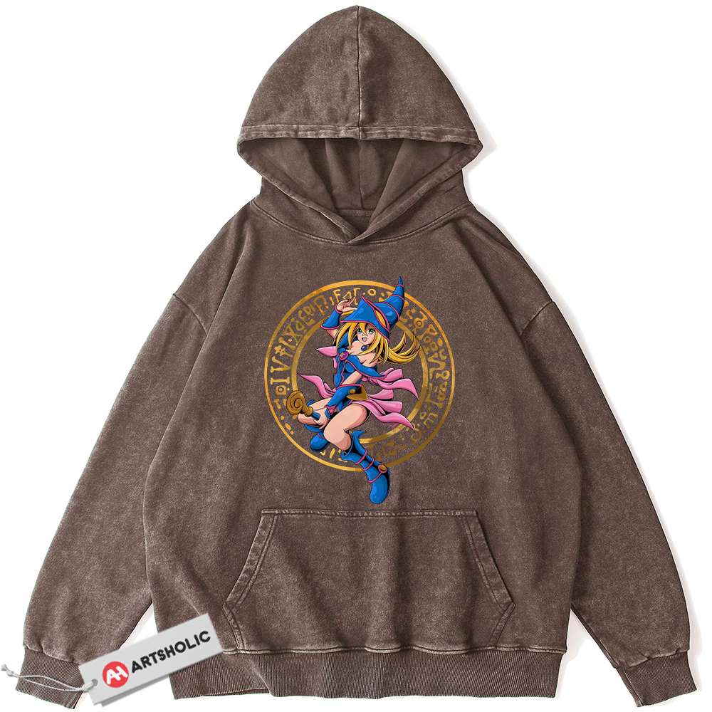 Alternative view of Dark Magician Girl Hoodie, Anime Hoodie, Vintage Hoodie