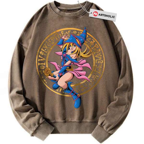 Alternative view of Dark Magician Girl Sweatshirt, Anime Sweatshirt, Vintage Sweater