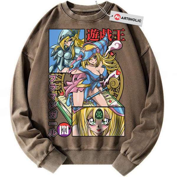 Alternative view of Dark Magician Girl Sweatshirt, Anime Sweatshirt, Vintage Sweater