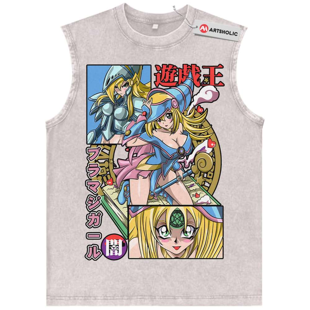 Alternative view of Dark Magician Girl Tank Top, Anime Tank Top, Vintage Tank Top
