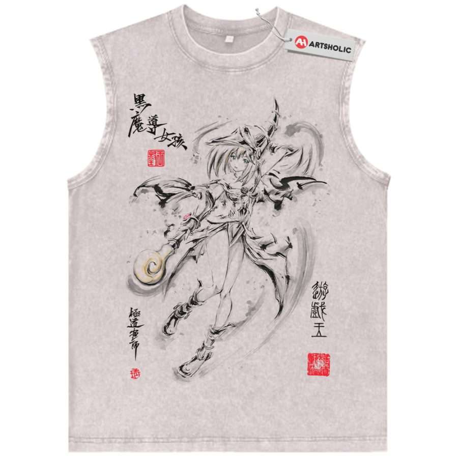 Alternative view of Dark Magician Girl Tank Top, Anime Vintage Tank Top