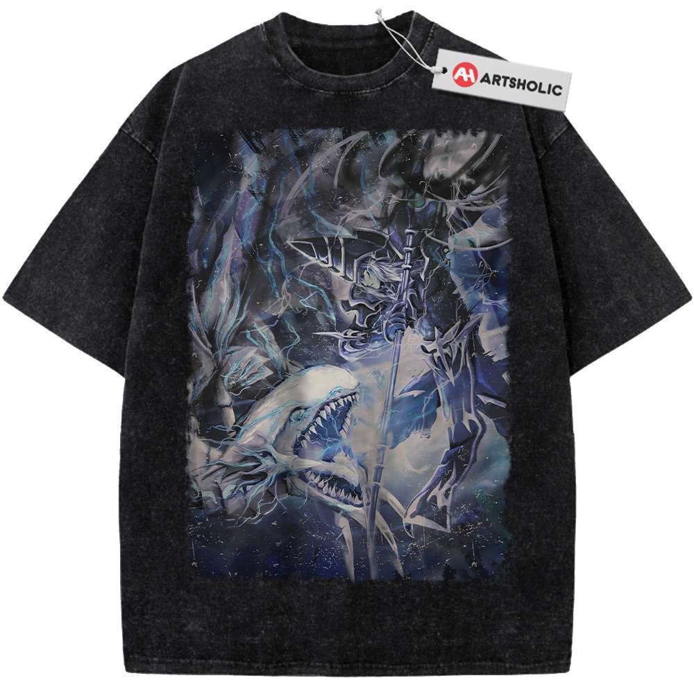 Alternative view of Dark Magician Shirt, Blue-Eyes White Dragon Shirt, Anime Shirt, Vintage Tee