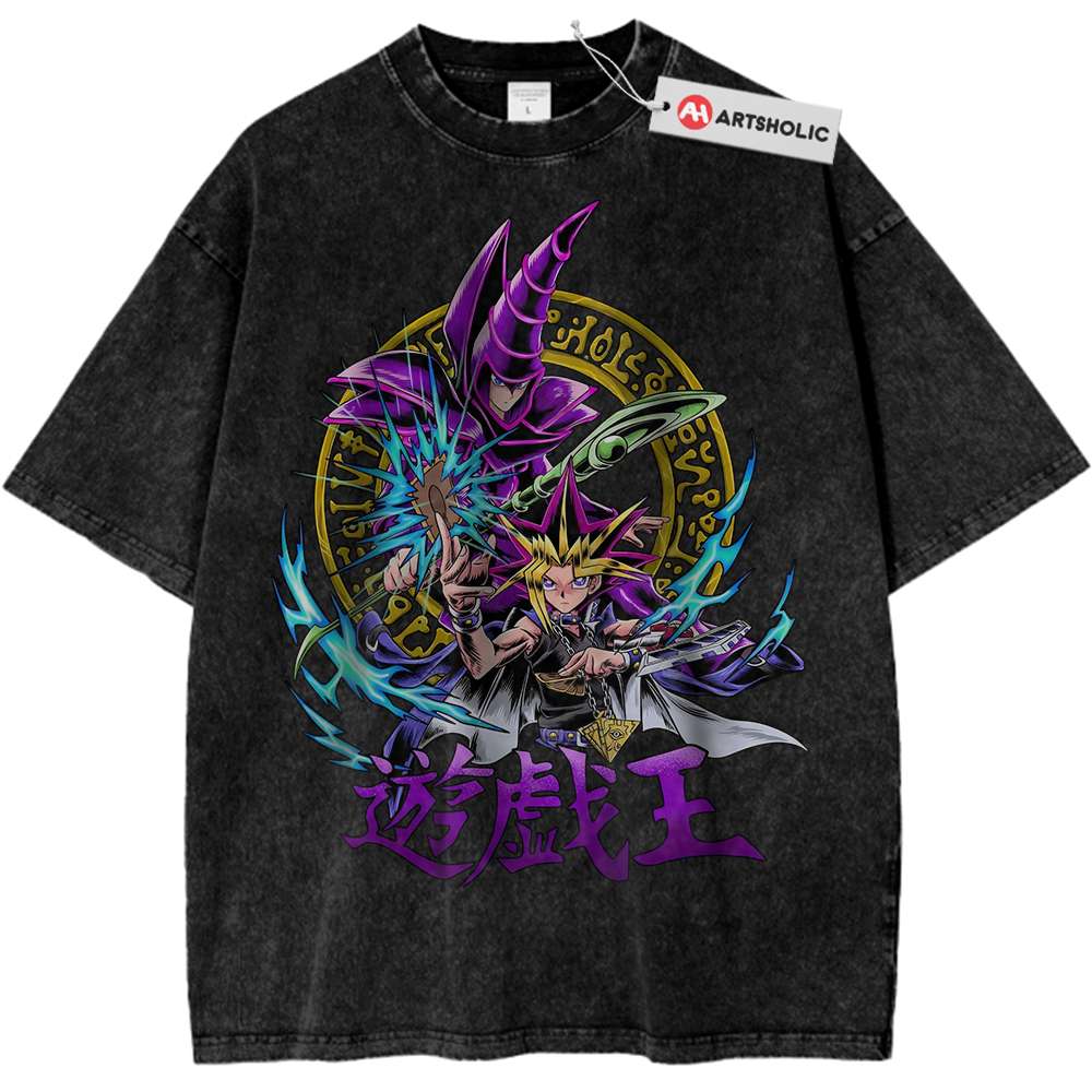 Alternative view of Dark Magician Shirt, Yugi Muto Shirt, Anime Shirt, Vintage Tee