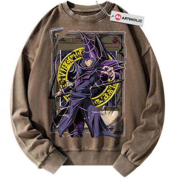 Alternative view of Dark Magician Sweatshirt, Anime Sweatshirt, Vintage Sweater