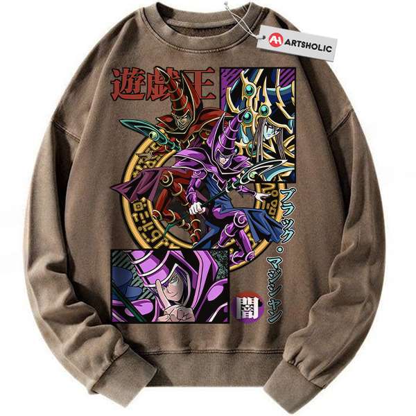 Alternative view of Dark Magician Sweatshirt, Anime Sweatshirt, Vintage Sweatshirt