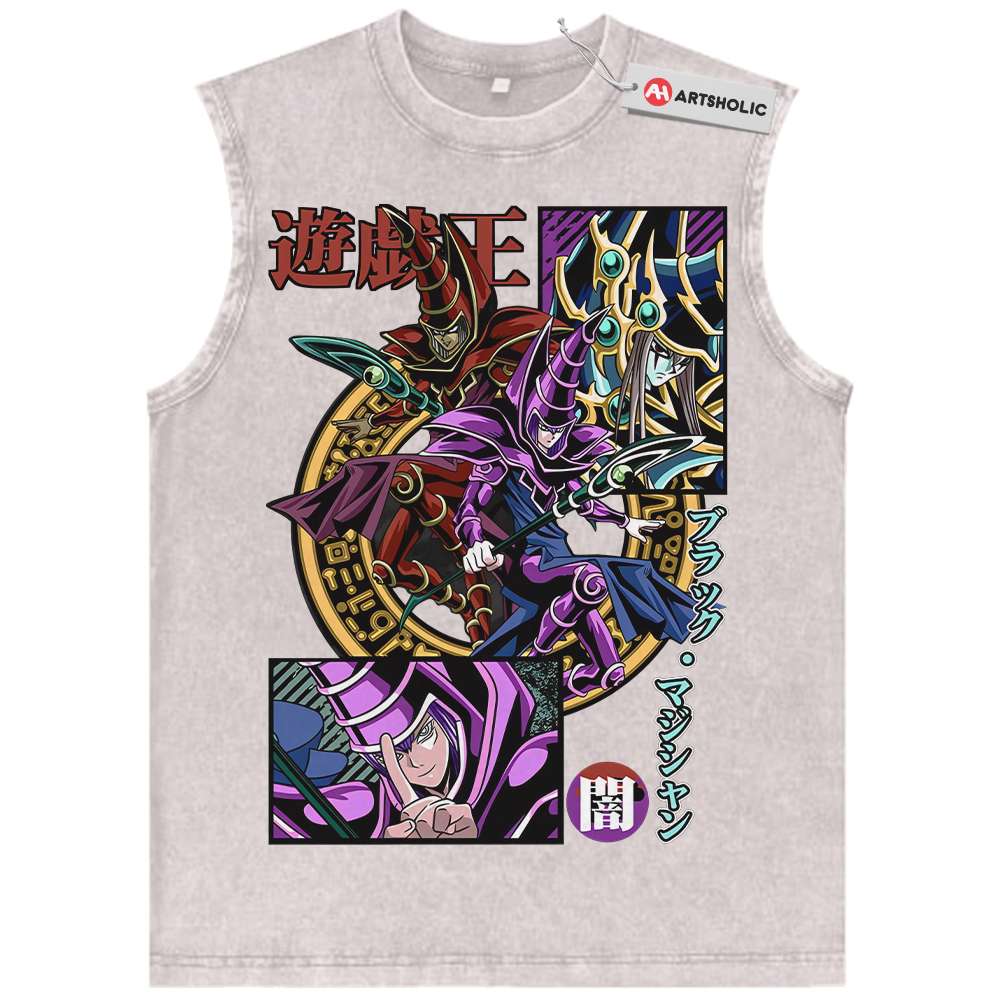 Alternative view of Dark Magician Tank Top, Anime Tank Top, Vintage Tank Top