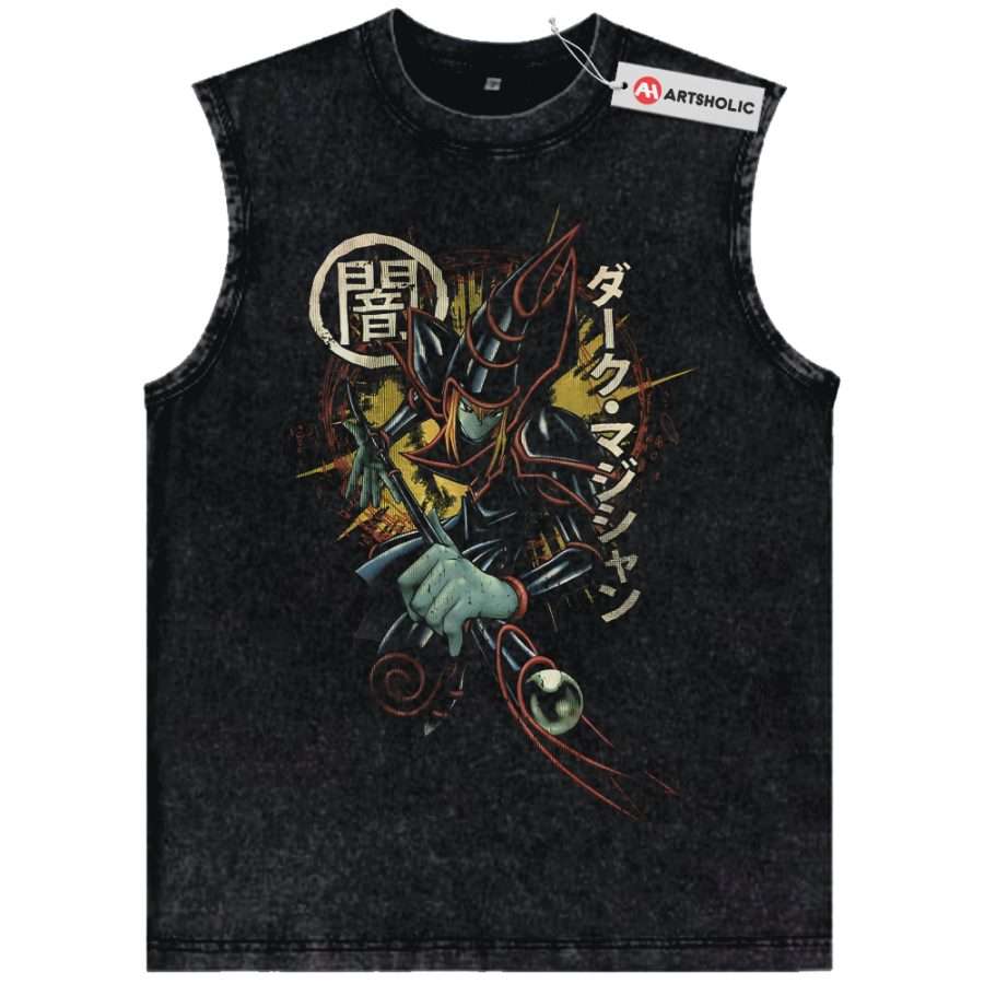Alternative view of Dark Magician Tank Top, Anime Tank Top, Vintage Tank Top