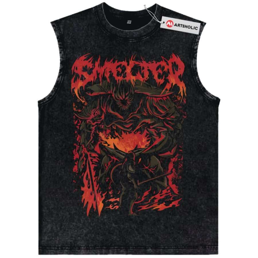 Alternative view of Dark Souls: Bonfire Tank Top, Game Tank Top, Vintage Tank Top