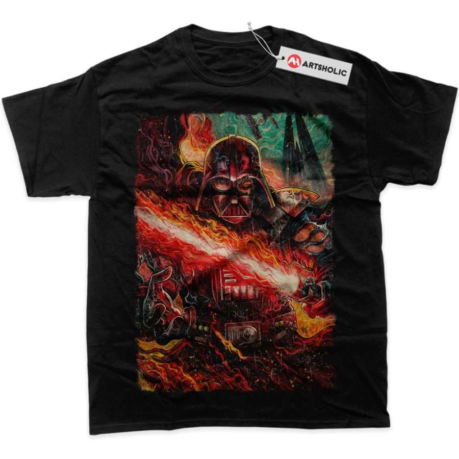 Alternative view of Darth Vader Shirt, Star Wars Shirt, Movie Shirt, Graphic Tee
