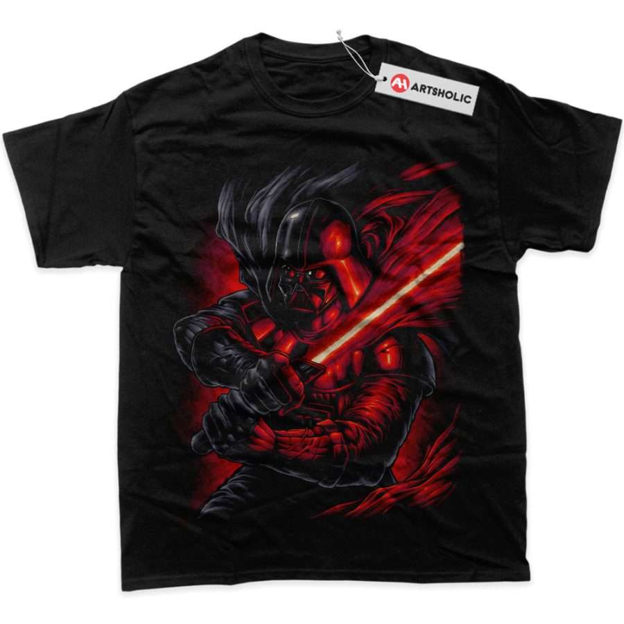 Alternative view of Darth Vader Shirt, Star Wars Shirt, Movie Shirt, Graphic Tee