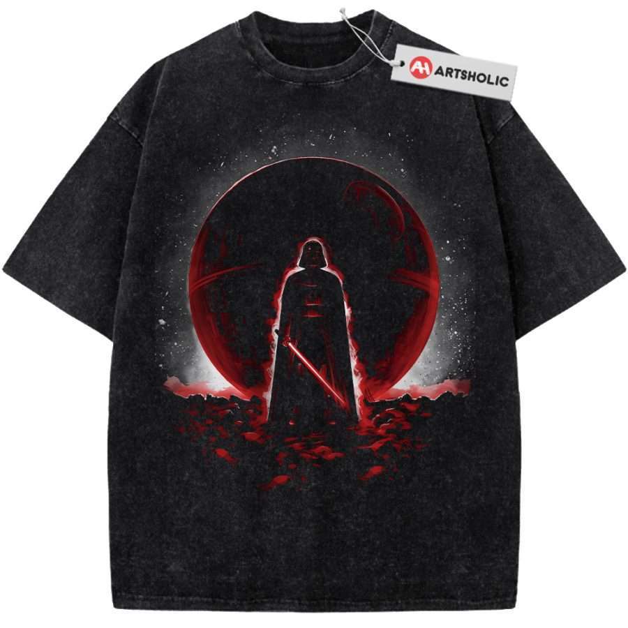 Alternative view of Darth Vader Shirt, Star Wars Shirt, Movie Shirt, Vintage T-Shirt