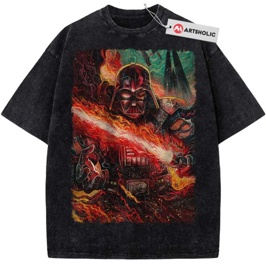 Alternative view of Darth Vader Shirt, Star Wars Shirt, Movie Shirt, Vintage Tee