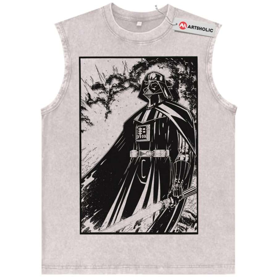 Alternative view of Darth Vader Tank Top, Star Wars Tank Top, Movie Tank Top, Vintage Tank Top