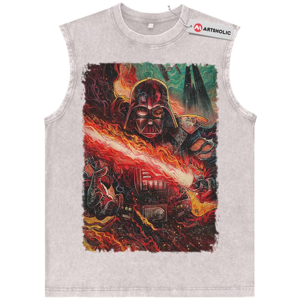 Alternative view of Darth Vader Tank Top, Star Wars Tank Top, Movie Tank Top, Vintage Tank Top