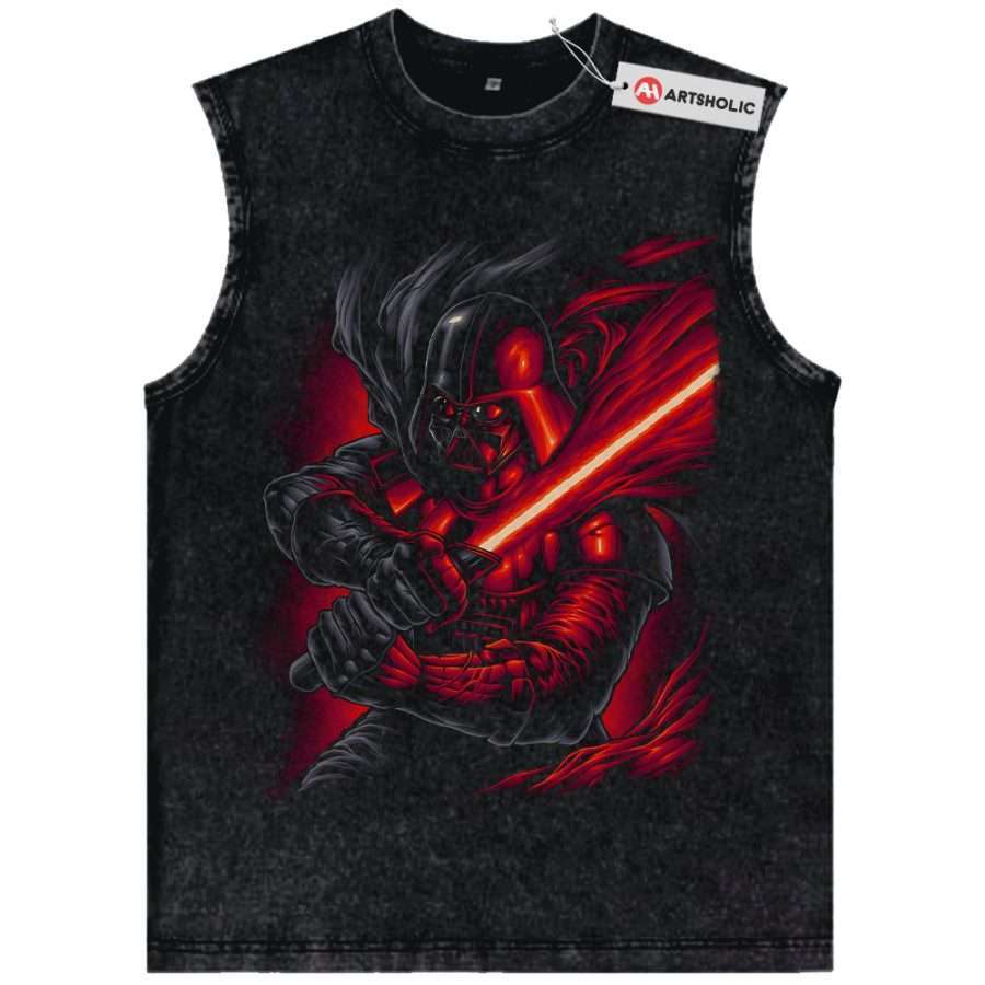 Alternative view of Darth Vader Tank Top, Star Wars Tank Top, Movie Tank Top, Vintage Tank Top