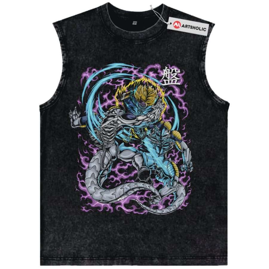 Alternative view of DBZ: Trunks Kills Frieza Tank Top, Dragon Ball Tank Top, Anime Tank Top, Vintage Tank Top