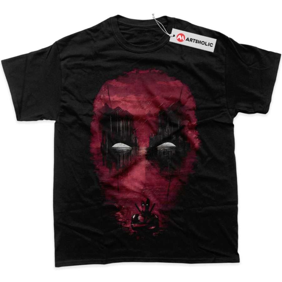 Alternative view of Deadpool Shirt, Marvel Comics Shirt, Graphic T-Shirt
