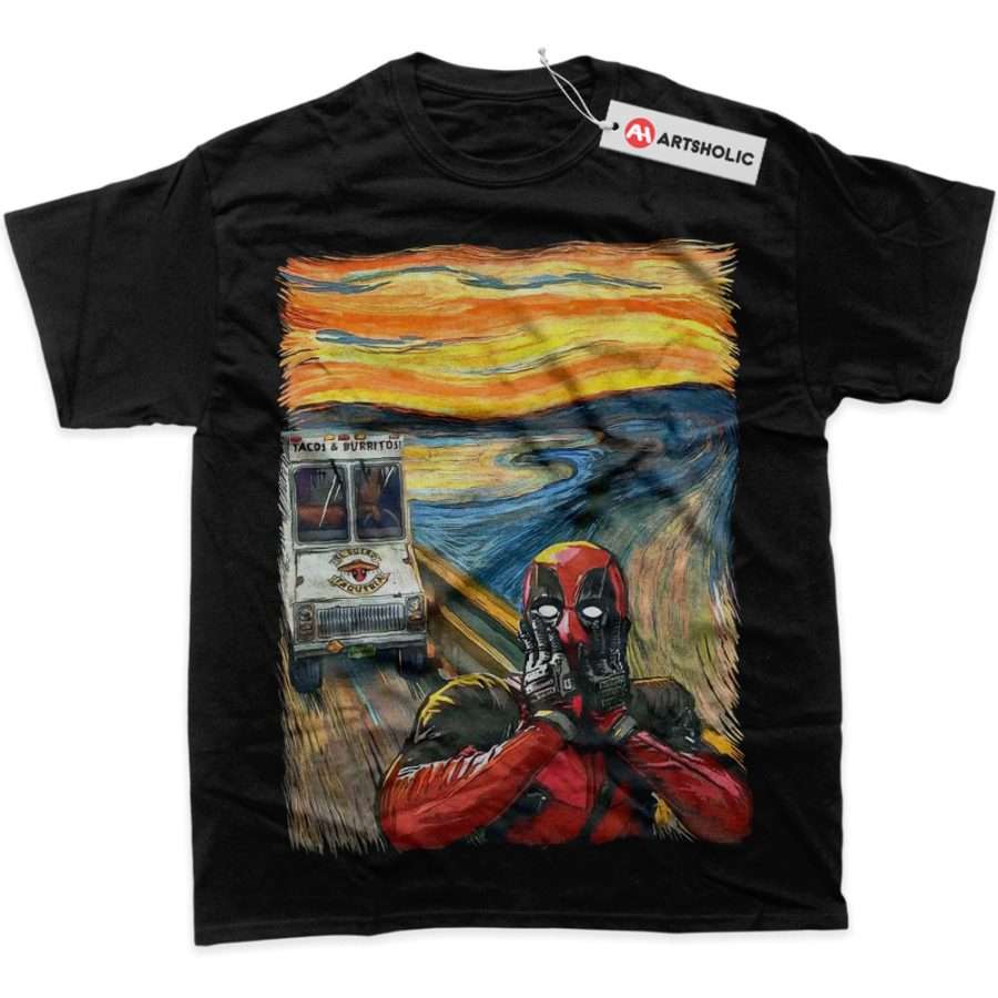 Alternative view of Deadpool Shirt, Marvel Comics Shirt, Graphic T-Shirt