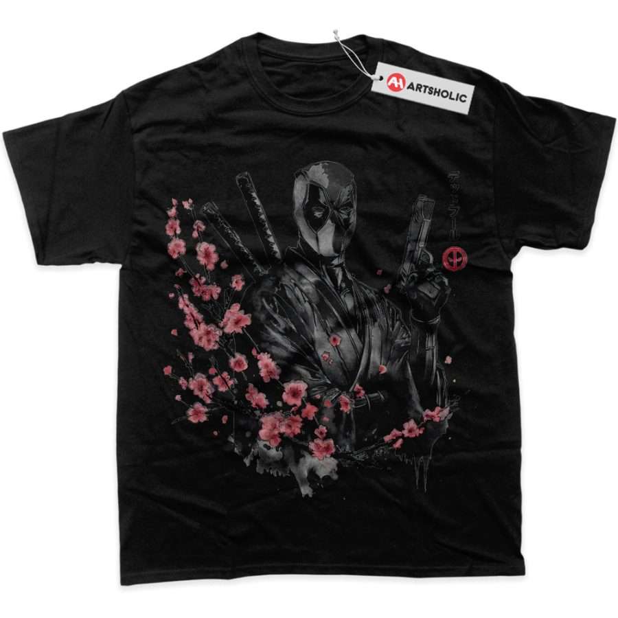 Alternative view of Deadpool Shirt, Marvel Comics Shirt, Graphic T-Shirt