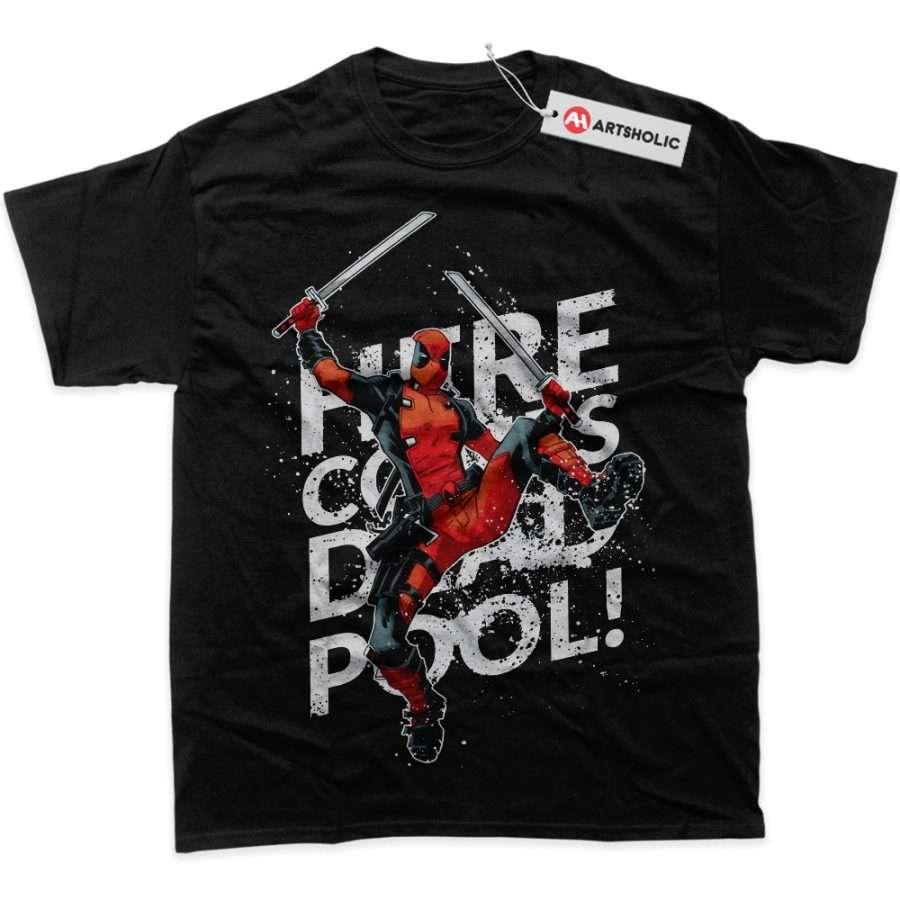 Alternative view of Deadpool Shirt, Marvel Comics Shirt, Graphic Tee