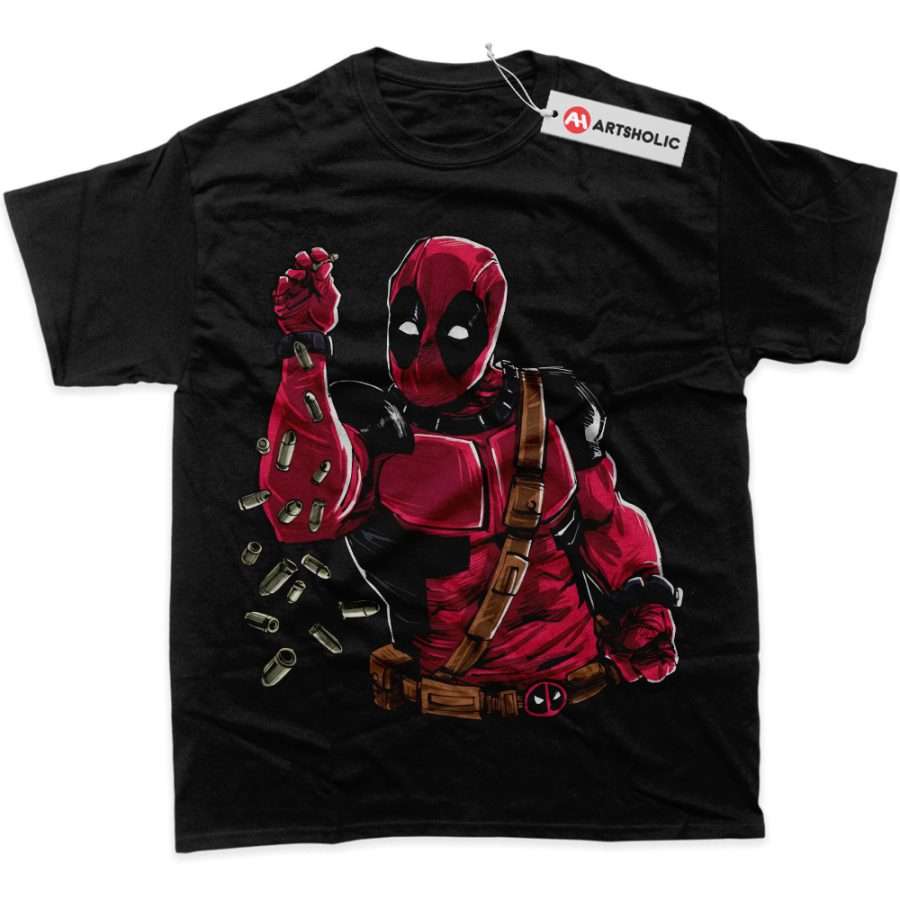 Alternative view of Deadpool Shirt, Marvel Comics Shirt, Graphic Tee